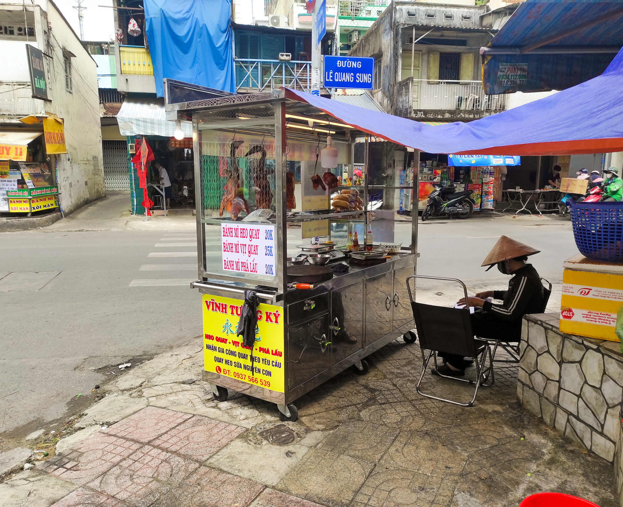 Stand de street food Vietnam