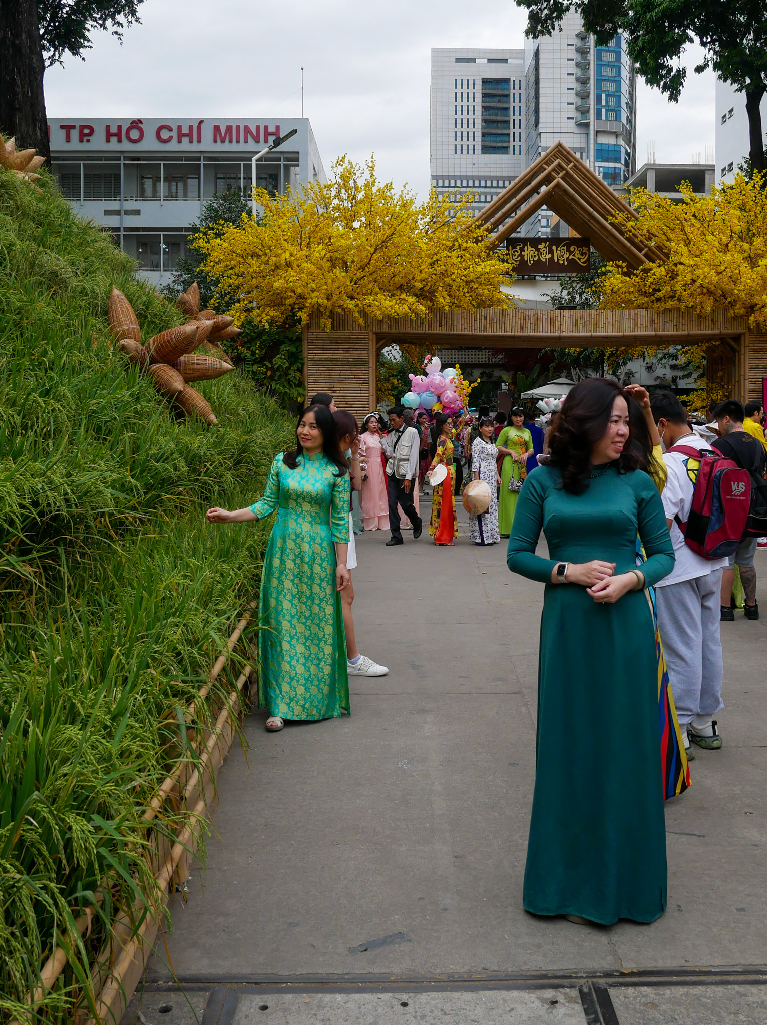 Ao dai Vietnam têt